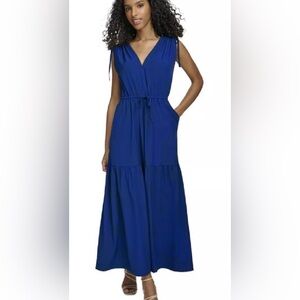 Calvin Klein Royal Blue Maxi Dress